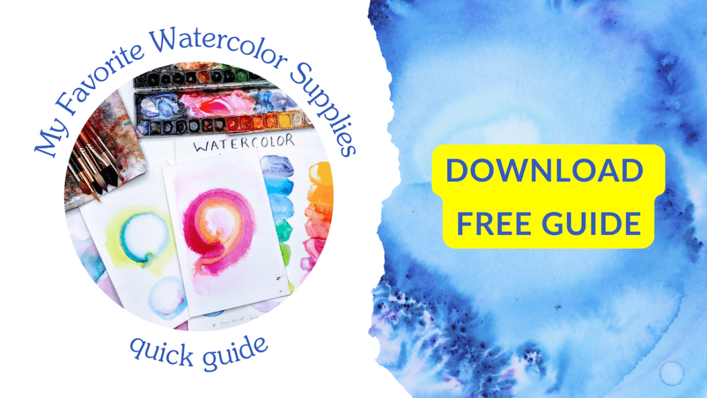 watercolor supplies