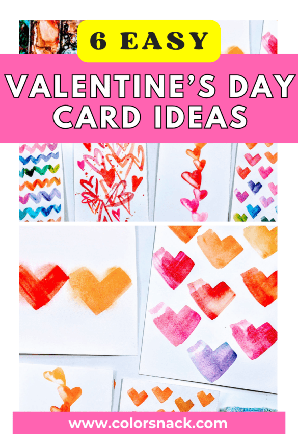 6 easy valentines day card ideas